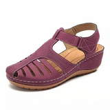 Nova - Sandalen mit Klettverschluss – Violet