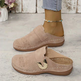 Caprielle | Chic Keilsandalen – Hellrosé