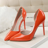 Orthopädische Pumps Eleganz und Komfort – Orange