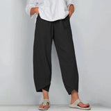 Mira | Loose-Fit Sommerhose – Schwarz
