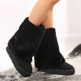 Miranda | Gepolstert Flexibel Stiefel – Schwarz
