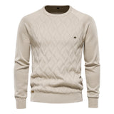 KYLE™ Baumwollpullover - Zeitlose Eleganz, Maximum Komfort & Perfekte Passform für Jeden Anlass – Beige