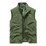 Hernan | Stilvolle Softshell Outdoor-Weste – Armee Grün