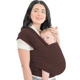 Rückenunterstützende Babytrage - CuddleWrap – Braun