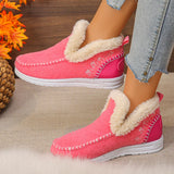 WinterEase™ Sneakers mit Handgefertigter Verarbeitung und Weichem Plüschfutter / Premium-Komfort mit Modernem Design! – Rosa