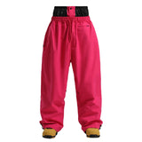 Unisex-Skihose im Cargo-Stil | locker geschnitten – Pink