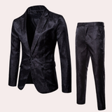 Herren 2-Teiler Hochzeitsgast Anzug | Blazer und Hosen – Schwarz