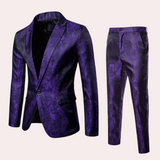 Herren 2-Teiler Hochzeitsgast Anzug | Blazer und Hosen – Lila