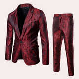 Herren 2-Teiler Hochzeitsgast Anzug | Blazer und Hosen – Rot