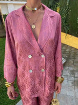 Kelly  | Komplettes Chic-Blazer – Rosa