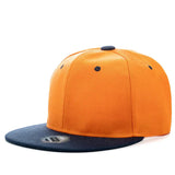 Rafał – Klassische Kappe – Marineblau-Orange