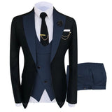 Herren Slim Fit Hochzeitsgast Anzug | Formelle – Marineblau