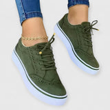 KALAINE | Modische Orthopädische Sneakers – Grün