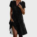 Rynissa - elegantes Midikleid – Schwarz