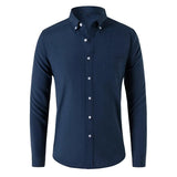 Gherasim – Elegantes Oxford-Hemd – Marineblau