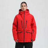 Unisex-Skijacke für Wintersport | funktionale Ausführung – Rot