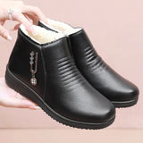 Orthopädische schicke stiefelette - reynaza – Schwarz