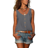 Nyla - Damen-Tanktop im trendigen Design – Grau
