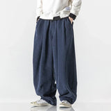 Riley - Hose mit weitem Schnitt – Blau