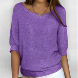 Selene - Neckholder‑Pullover – Lila