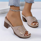 Eleganta™ – Damen Ledersandalen Stilvoll & Komfortabel durch den Sommer – Aprikose