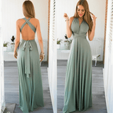 Leichtes Wickel-Sommerkleid – luftiges Strandkleid in Blau & Pastell – Cyan