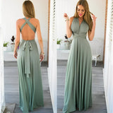 Analie – Atemberaubendes Multiway-Maxikleid – Hellgrün