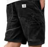 Lucas - Veredelte Cargoshorts – Schwarz