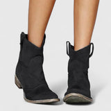 Samantha | Klassische Cowboystiefel – Schwarz