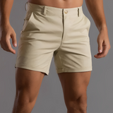 Carlvin - Kurze Herrensommershorts – Beige