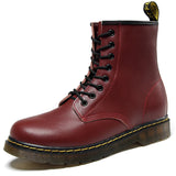Herren Klassisch Knöchel Stiefel | Flach – Rot