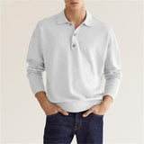 Luca – Der Polo-Pullover für moderne Männer mit Stil – Weiß