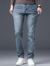 Walker™ | Casual Denim-Jeans – Blau