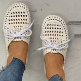 Damen Atmungsaktive Slipper Cosma - Rutschfest, Elegantes Slip-On Design für Frühling & Sommer – Weiß