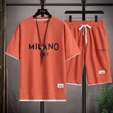 Milano Italy™ Set mit Street Stil und Minimal Print – Orange