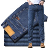 Logan™ | Premium-Stretch-Denim-Jeans – Blaugrau
