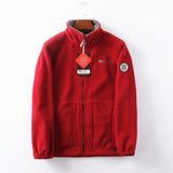 Fjord - Fleecejacke für Herren: Stil und Funktionalität für den Winter – Rot