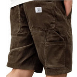 Jesper – Bequeme Cargoshorts – Braun