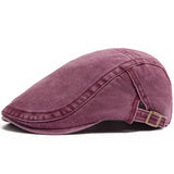 Vintage Flat Cap – Rot