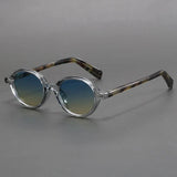 Saskia | Klassische Runde Sonnenbrille – Grau