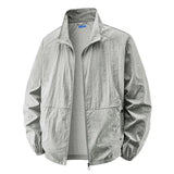 Khushdil - Moderne Leichte Jacke – Hellgrau