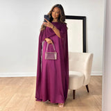 Azalea – Elegantes und Luxuriöses Maxikleid aus Satin – Lila