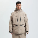 Unisex-Skijacke für Wintersport | funktionale Ausführung – Beige