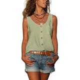 Nyla - Damen-Tanktop im trendigen Design – Grün