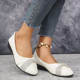 ShinyBloom™ – Elegante Mary Jane Damen Ballerinas – Weiß