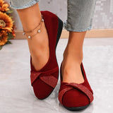 ShinyBloom™ – Elegante Mary Jane Damen Ballerinas – Burgund