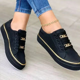 Reese - Bequem Damen Sneaker – Schwarz