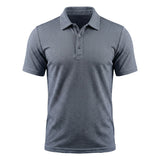 Dario | Atmungsaktives Stretch Poloshirt – Silverwood Grau