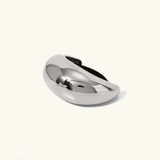 Gold-Kuppel-Pony-Manschette – Silber