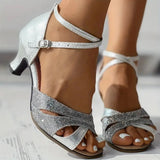 Abigail - Elegante Damen Heels – Silber